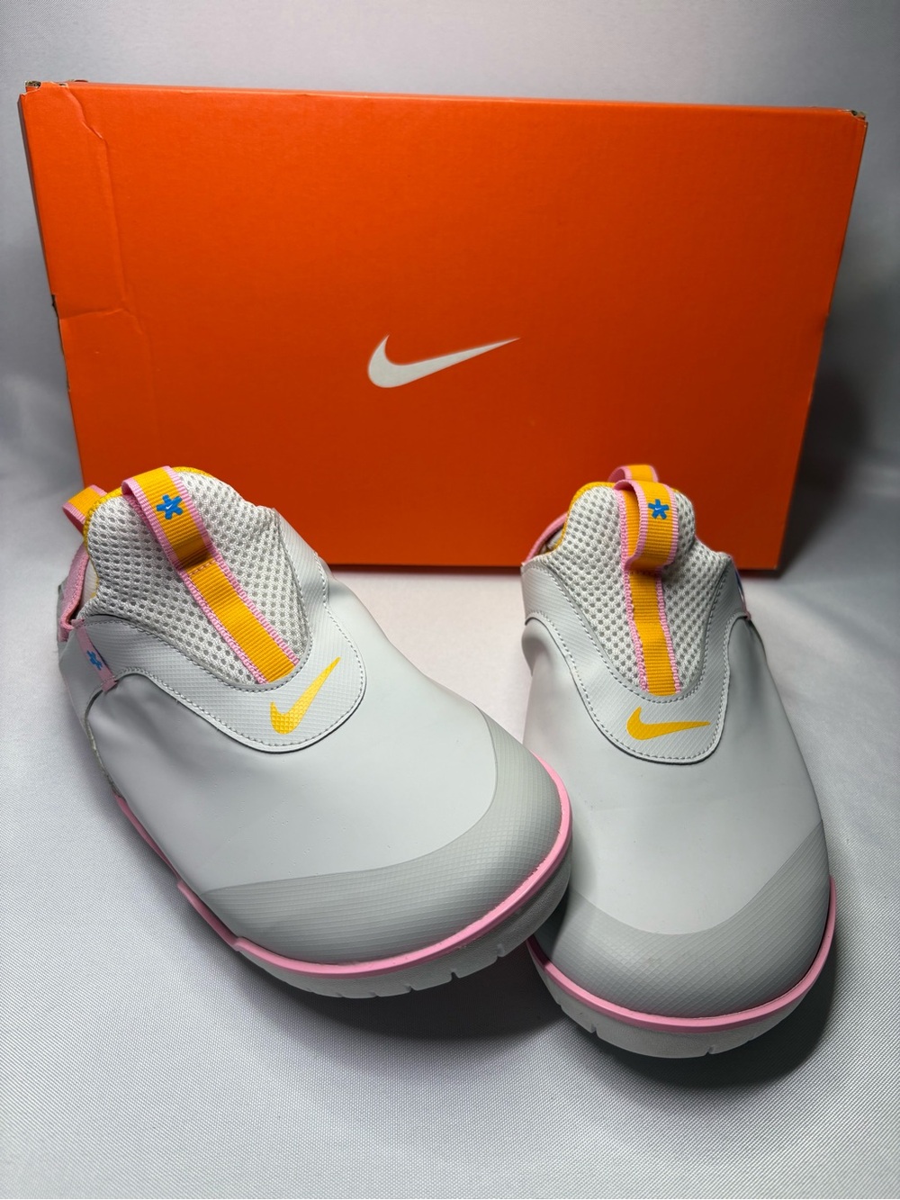 Nike Air Zoom Pulse Medical Nursing Shoes - Grey Pink US Men 6 / Women 7.5